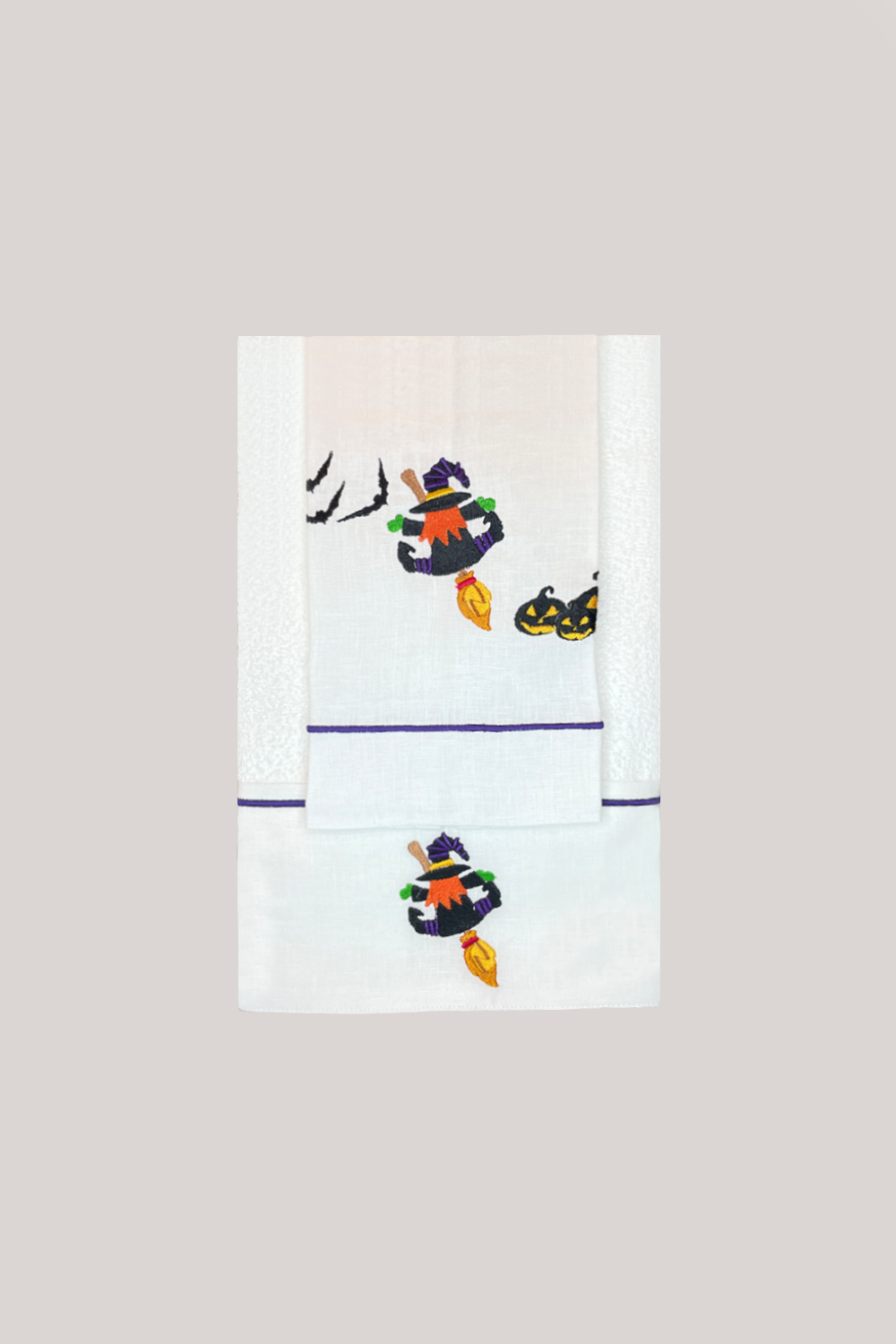 Juego Decorativo Lino Blanco