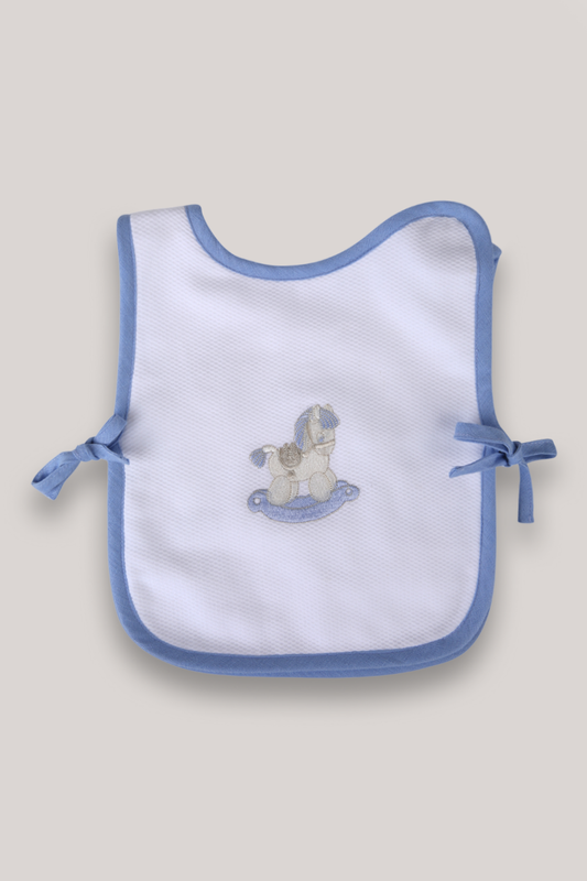 Babero Abierto Azul Plumbago