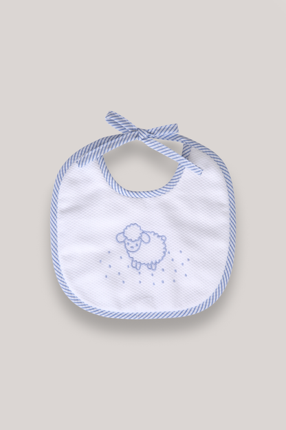 Babero 18 Centímetros Rayas Azul