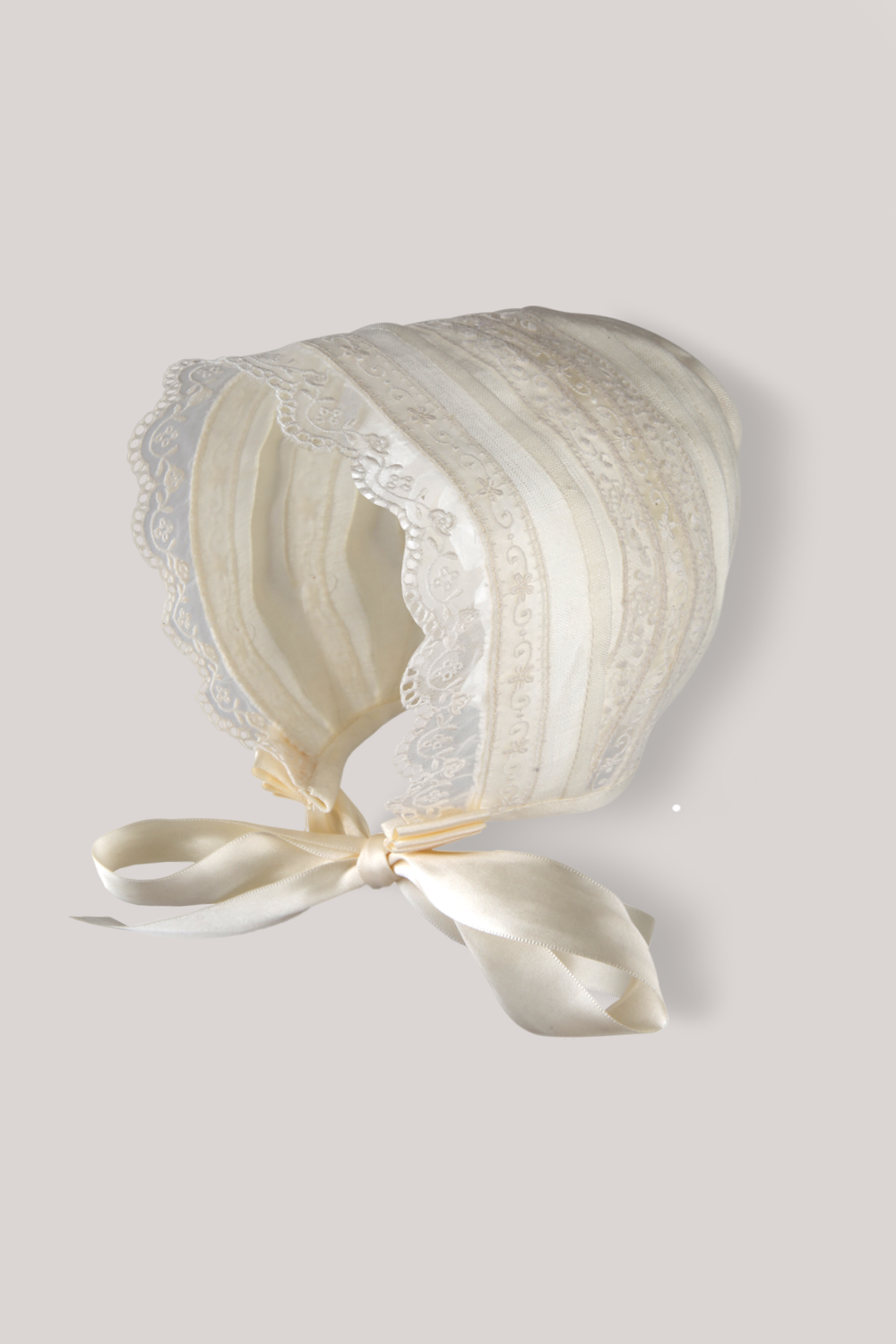 Gorro Ceremonia Con Tira Bordada