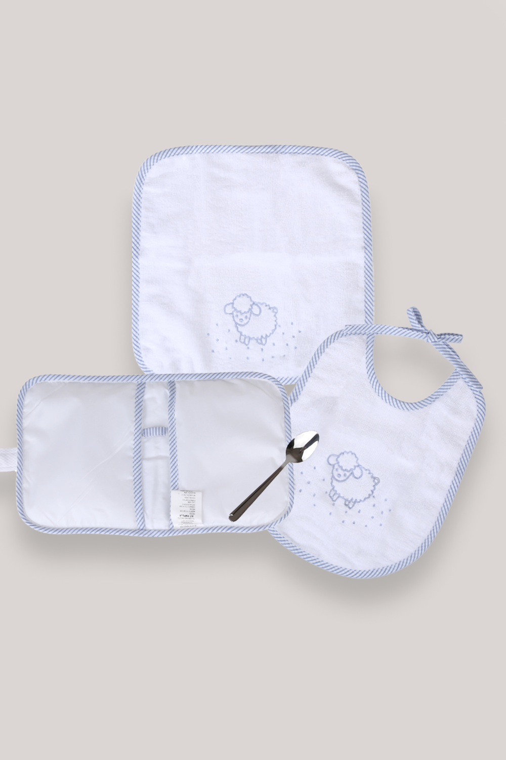 Kit Papilla Rayas Azul