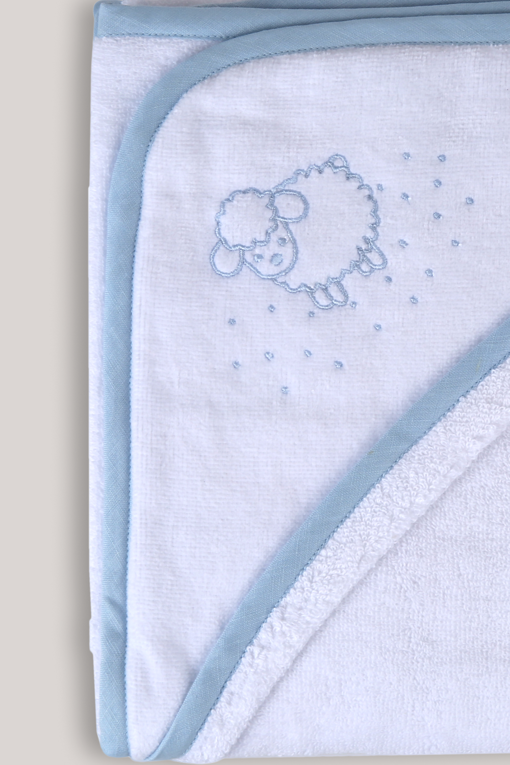 Toalla Capucha Azul Claro