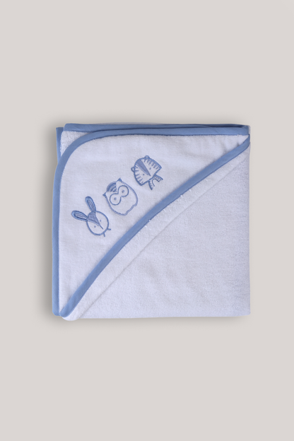 Toalla Capucha Azul Plumbago