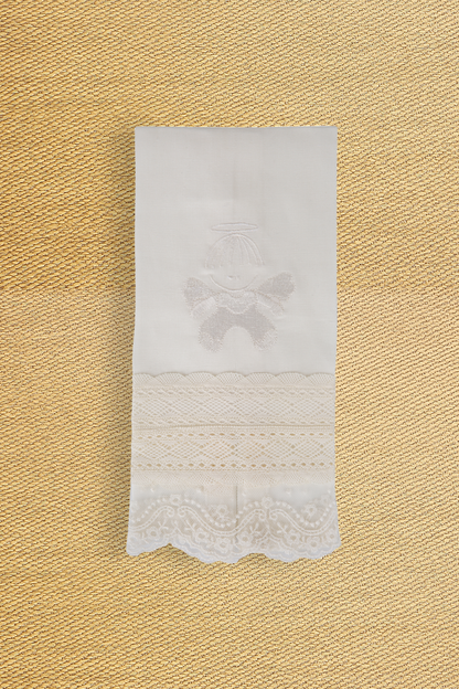 Toalla Bautizo Lino Champaña