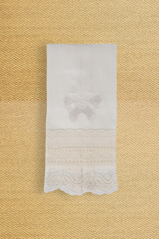 Toalla Bautizo Lino Champaña